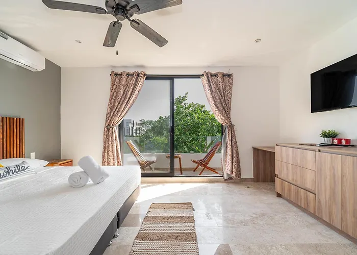With Private Balcony, Rooftop Pool,gym * Tulum